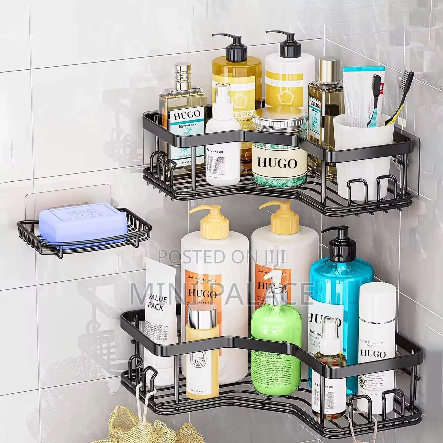 5pc Set Shower Shelves