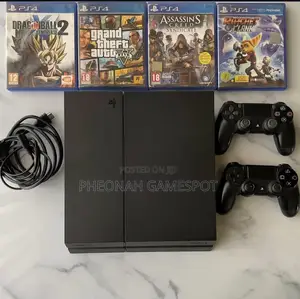 Playstation 4, 2 Pads, 16 Installed Games, Great for Long Sessions.