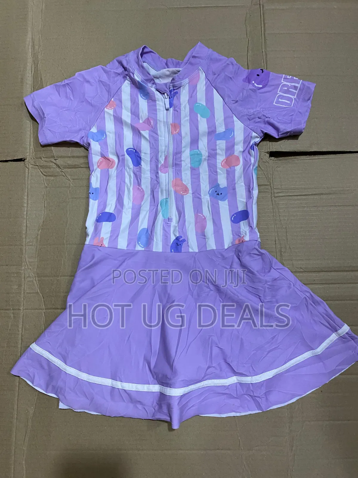 Girls Cute Children One Piece Swimsuit 3 To 6 Years - Multicolor
