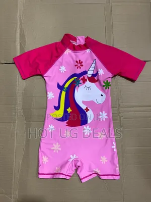 Girls Cute Children One Piece Swimsuit 3 To 7 Years - Multicolor