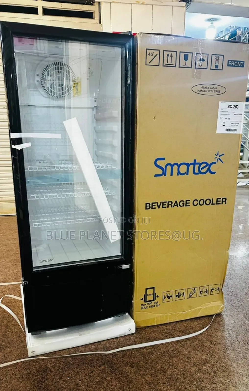 Smartec 260litres Single Glass Door Chillers/Refrigerators \\ Sc-260