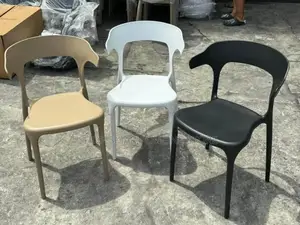 1pc Patio Outdoor Plastic Chairs Plastic Chairs