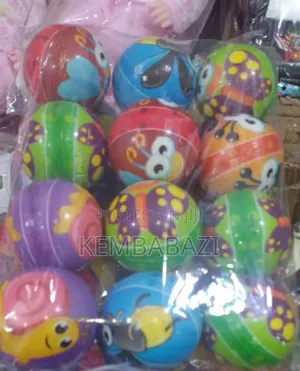 12pieces Kids Squeaze Soft Rubber Balls
