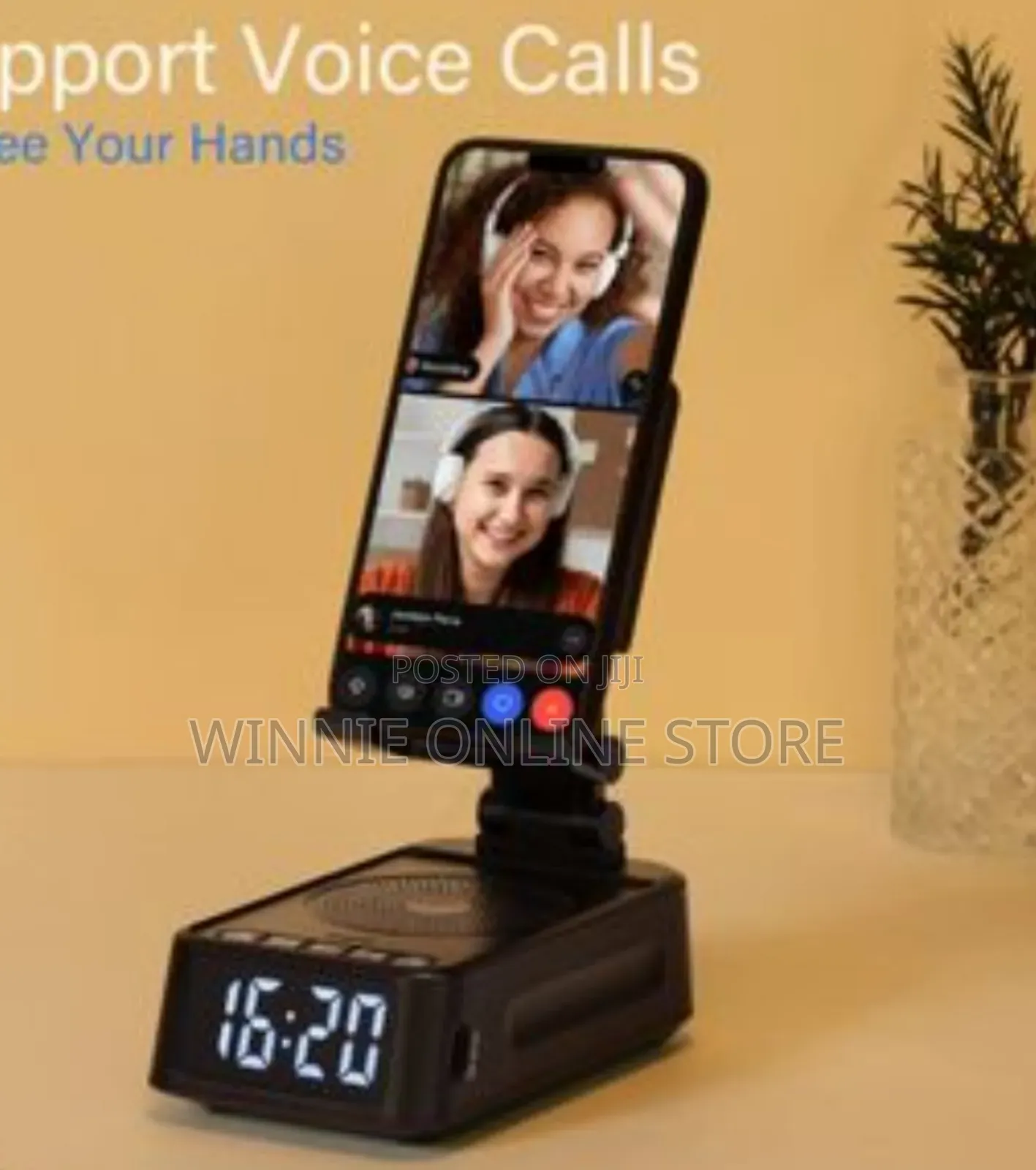 Cell Phone Holder With Bluetooth Speaker