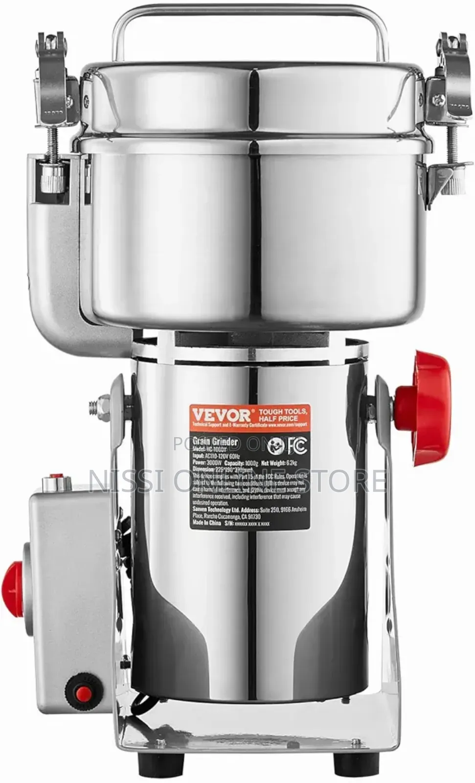 2kgs Electric Grain Spice Mill Grinder