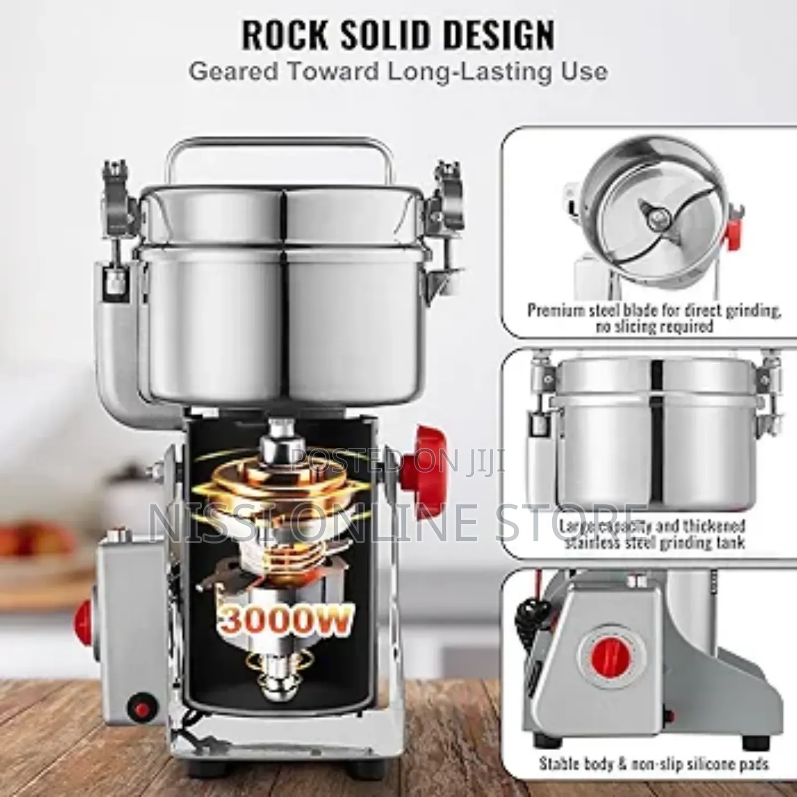 2kgs Electric Grain Spice Mill Grinder