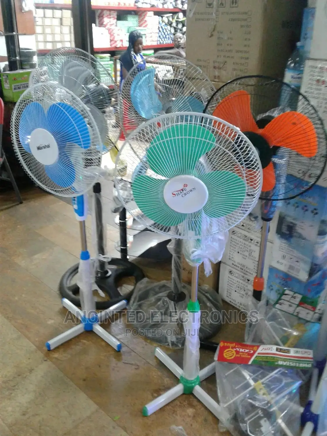 Stand Fans All Clours