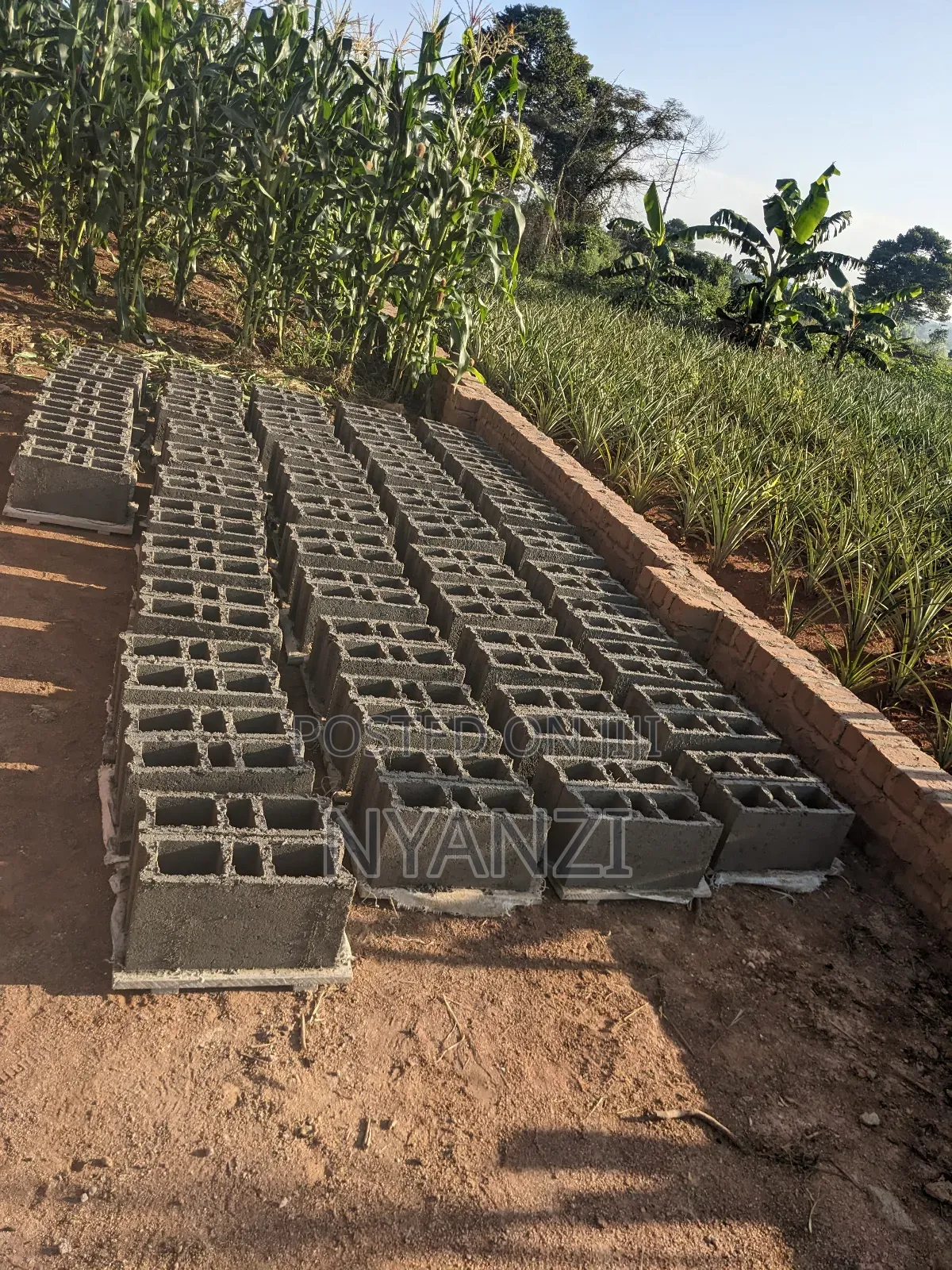 Blocks Making at Site