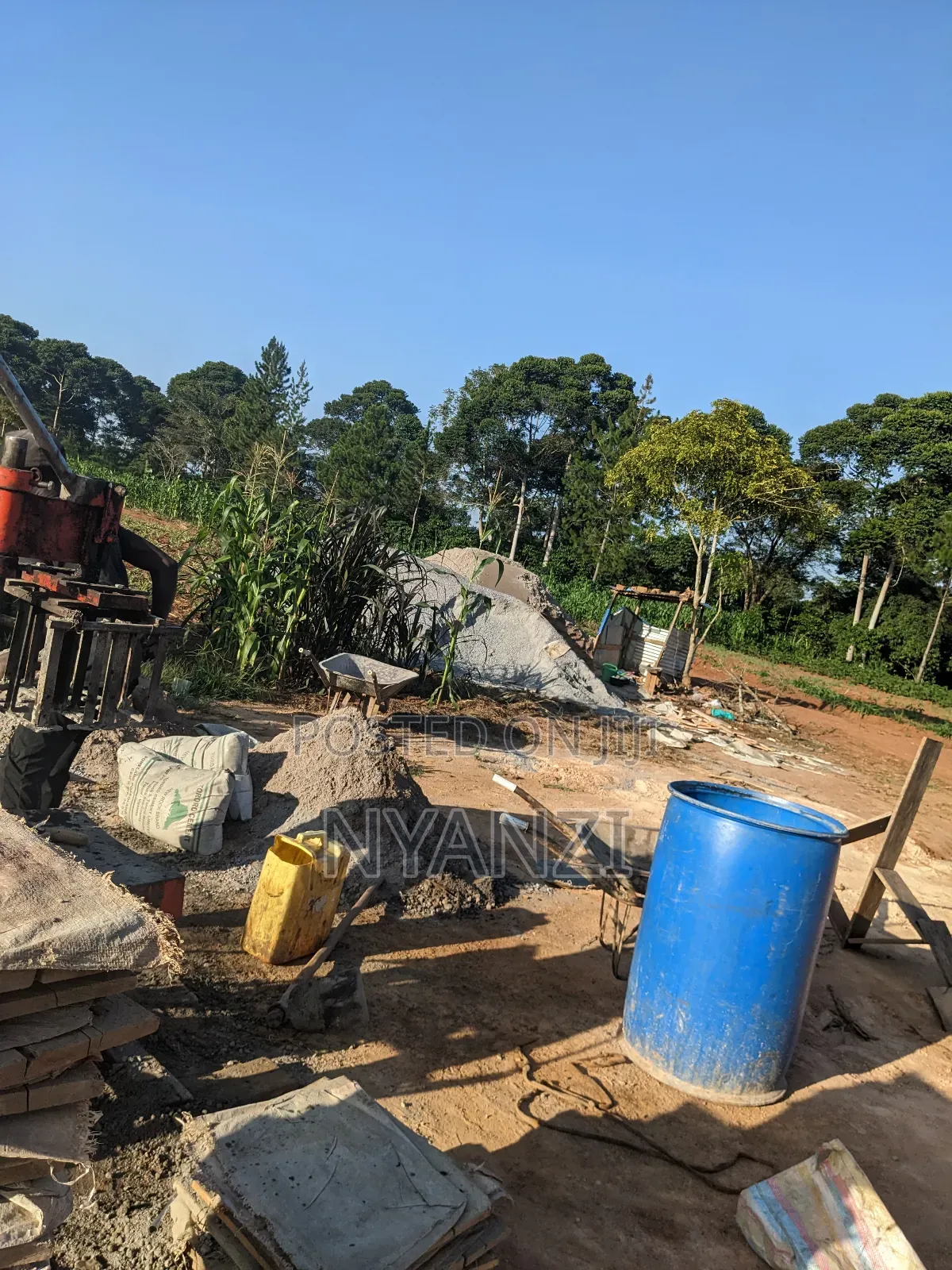 Blocks Making at Site