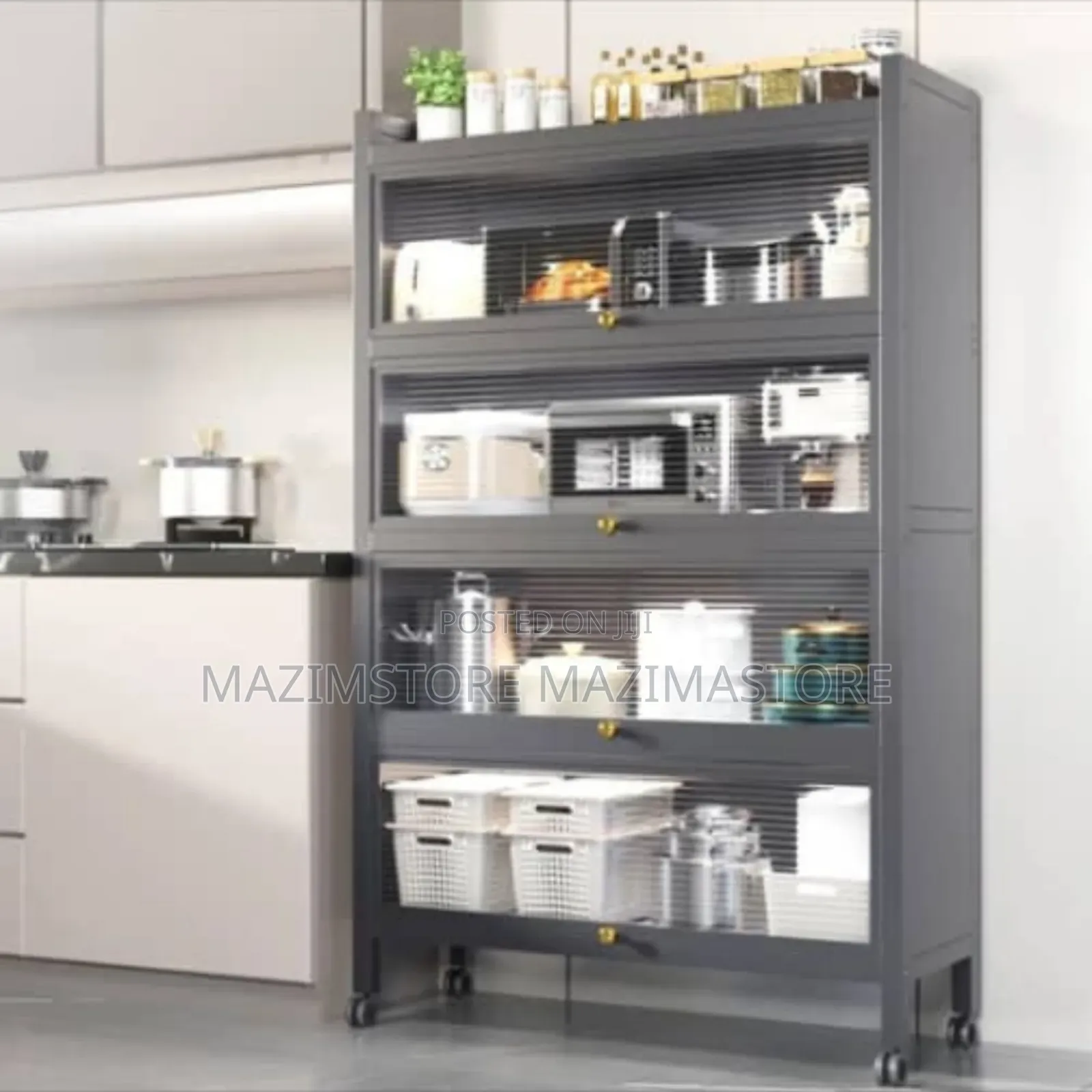 80cm Multifunction Kitchen Storage Cabinet 5 Layers