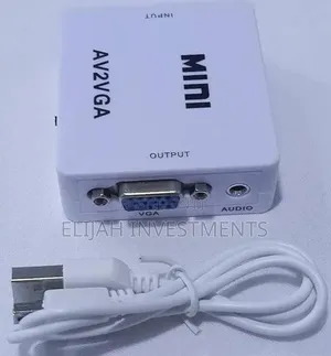 Vga to Av Converter Vga to Rca Composite Adapter With Audio Pc to Tv