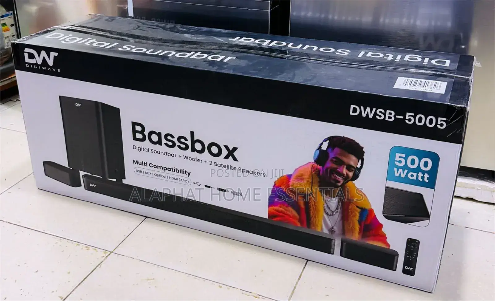 Digiwave 500watts 5.1ch Sound Bar