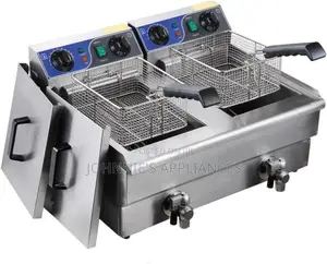 Commercial Electric Double Deepfryer 20l