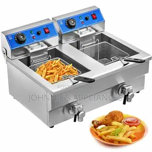 Commercial Electric Double Deepfryer 10+10l