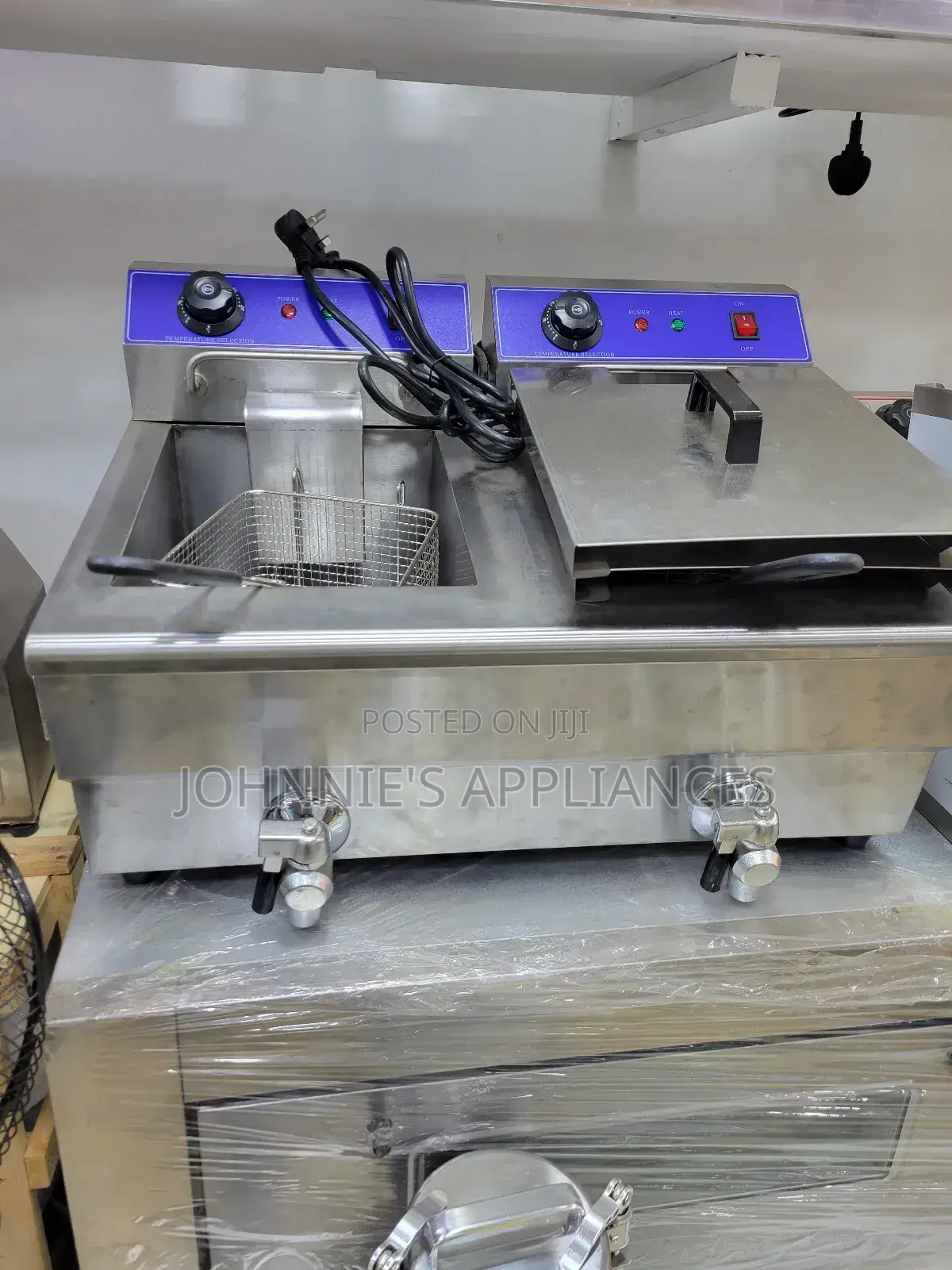 Commercial Electric Double Deepfryer 10+10l