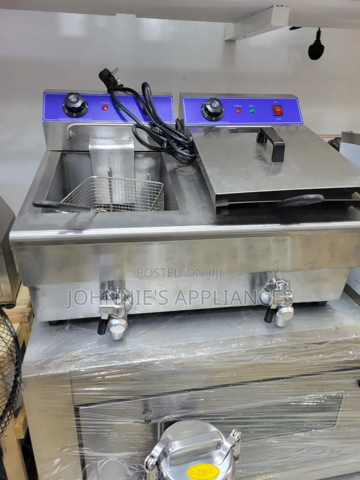 Commercial Electric Double Deepfryer 10+10l
