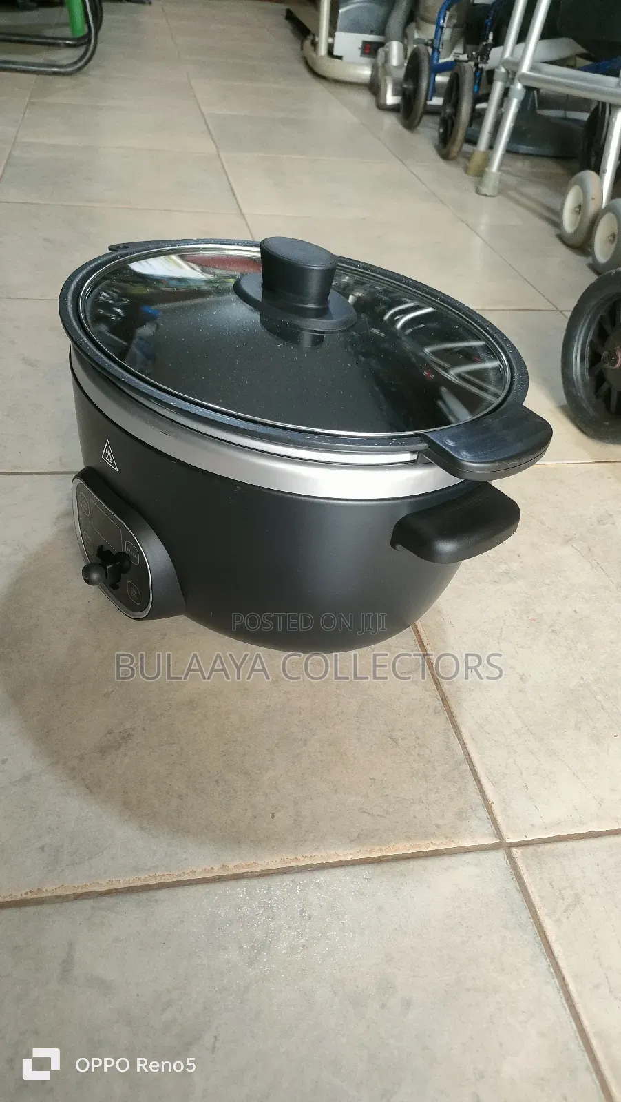 George Home 6l Black Digital Slow Cooker, Uk Used.