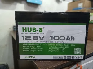 Hub Lithium Battery 12.8v 100ah