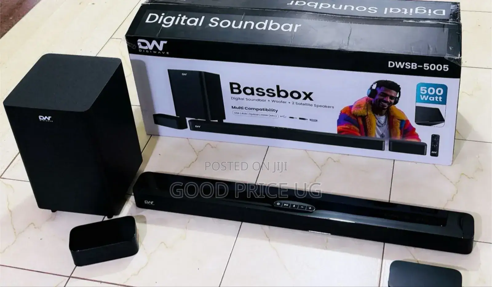 Digiwave 500watts 5.1ch Sound Bar