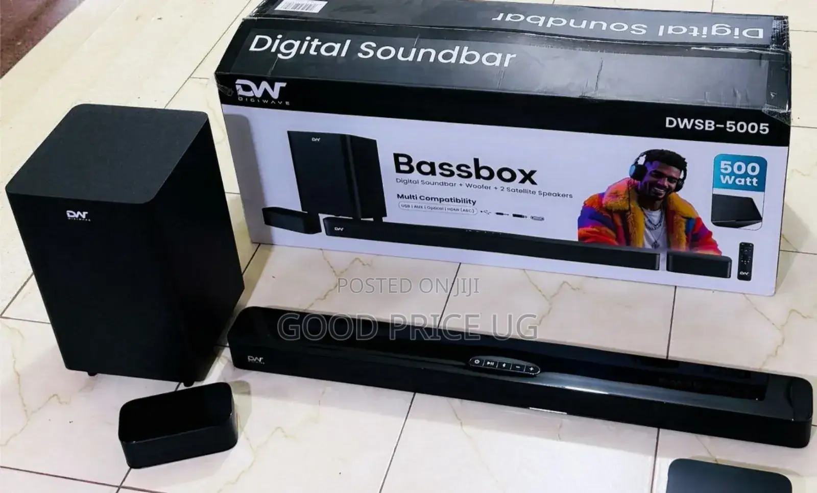 Digiwave 500watts 5.1ch Sound Bar
