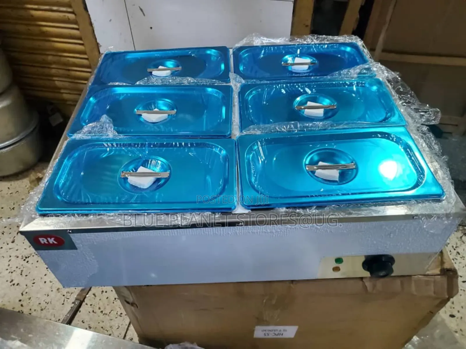 Commercial 6 Portions Electric Buffet Food Warmer/Bain Marie With Lids