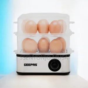 Geepas Egg Boiler - Cook Up to 16 Eggs, Auto Switch Off,500w