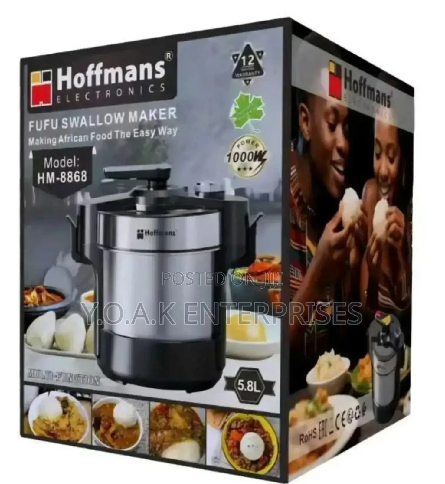 Hoffmans Fufu Swallow Ugali Maker