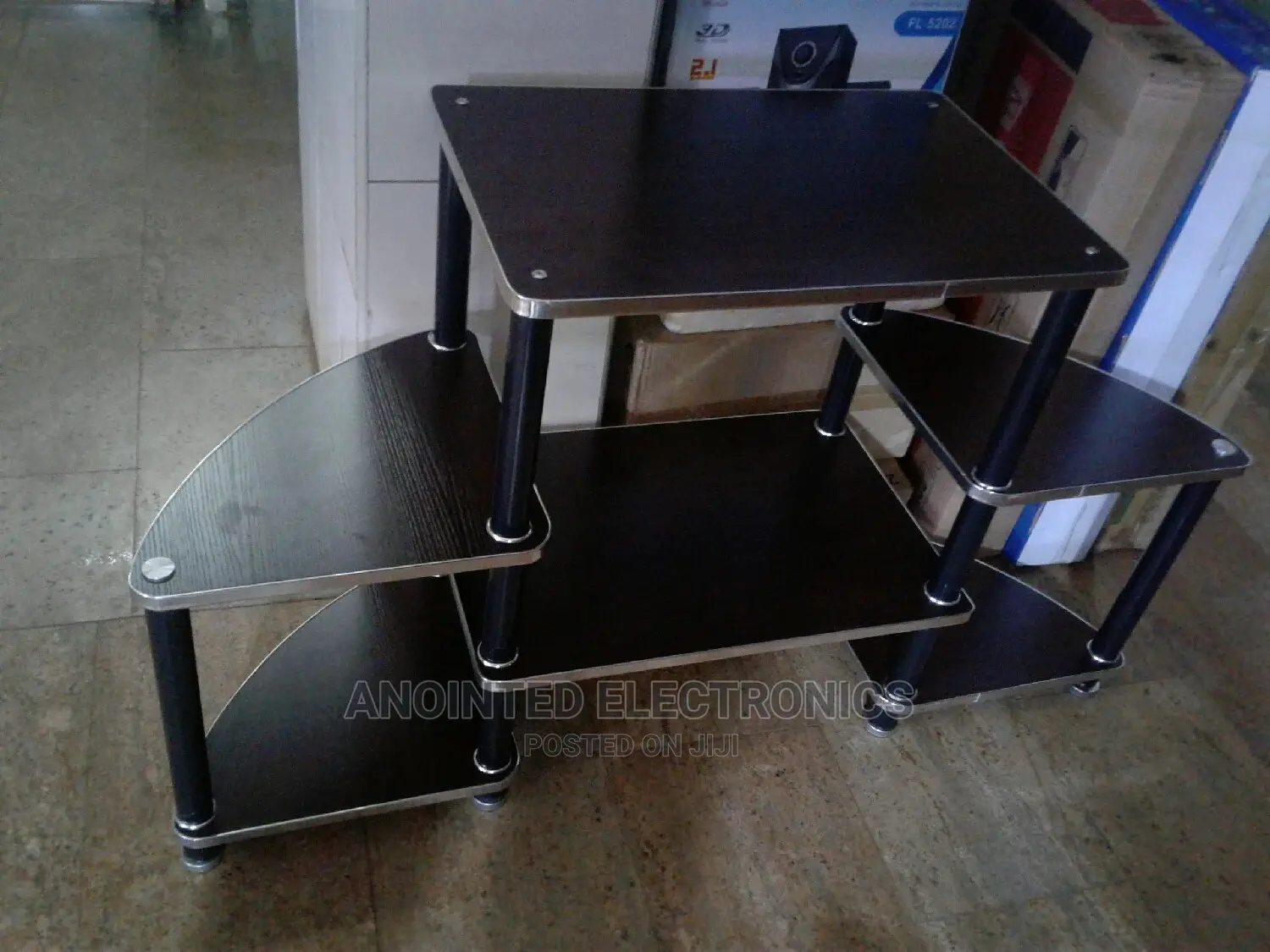 Black TV Stand
