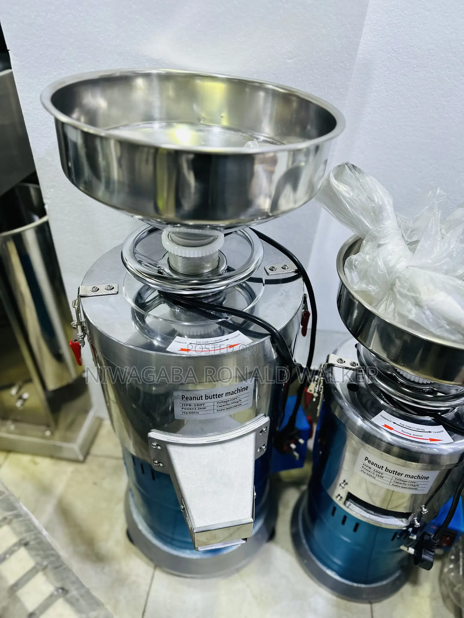 1.5kw Commercial Peanut Butter Maker Machine Model HPB-1607