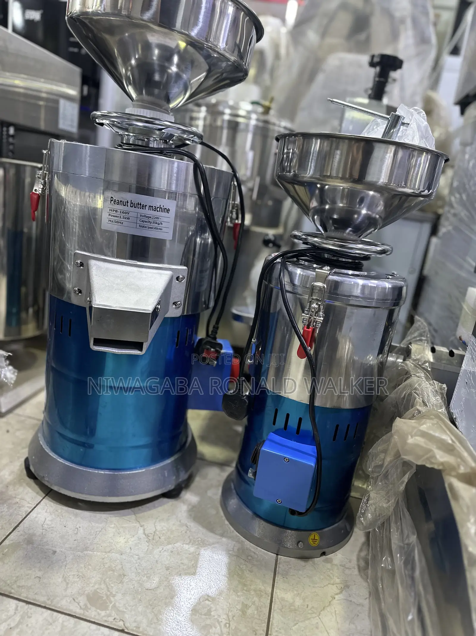 1.5kw Commercial Peanut Butter Maker Machine Model HPB-1607