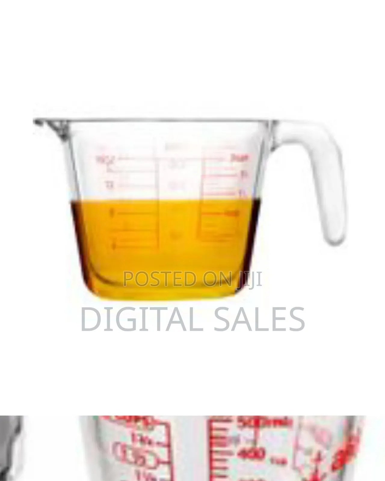 500ml Glass Measuring Cups Jugs With 4 Kinds of Scale Mark Heat