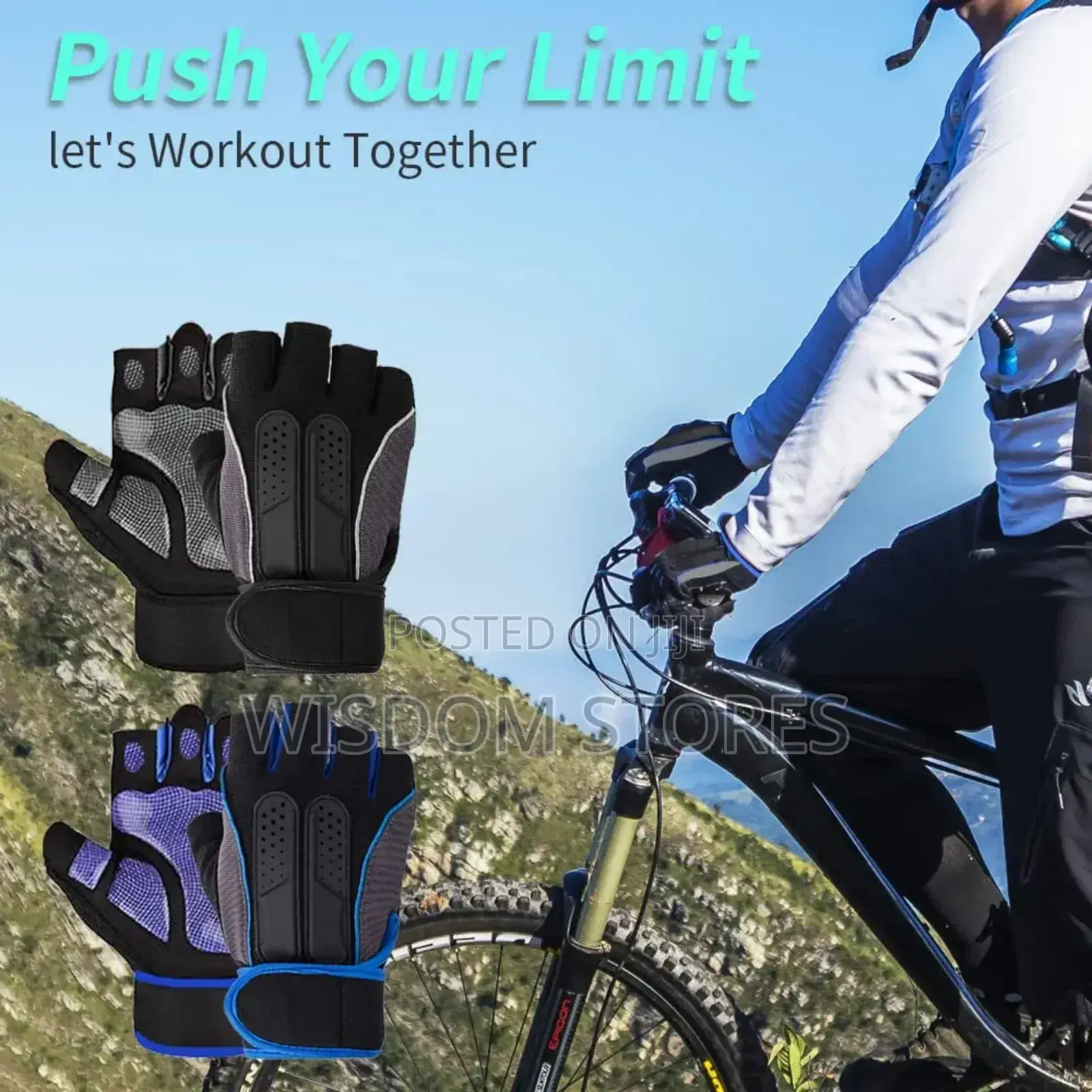 Rubber Breathable Weightlifting Fitness Gloves With Non-Slip Silicone
