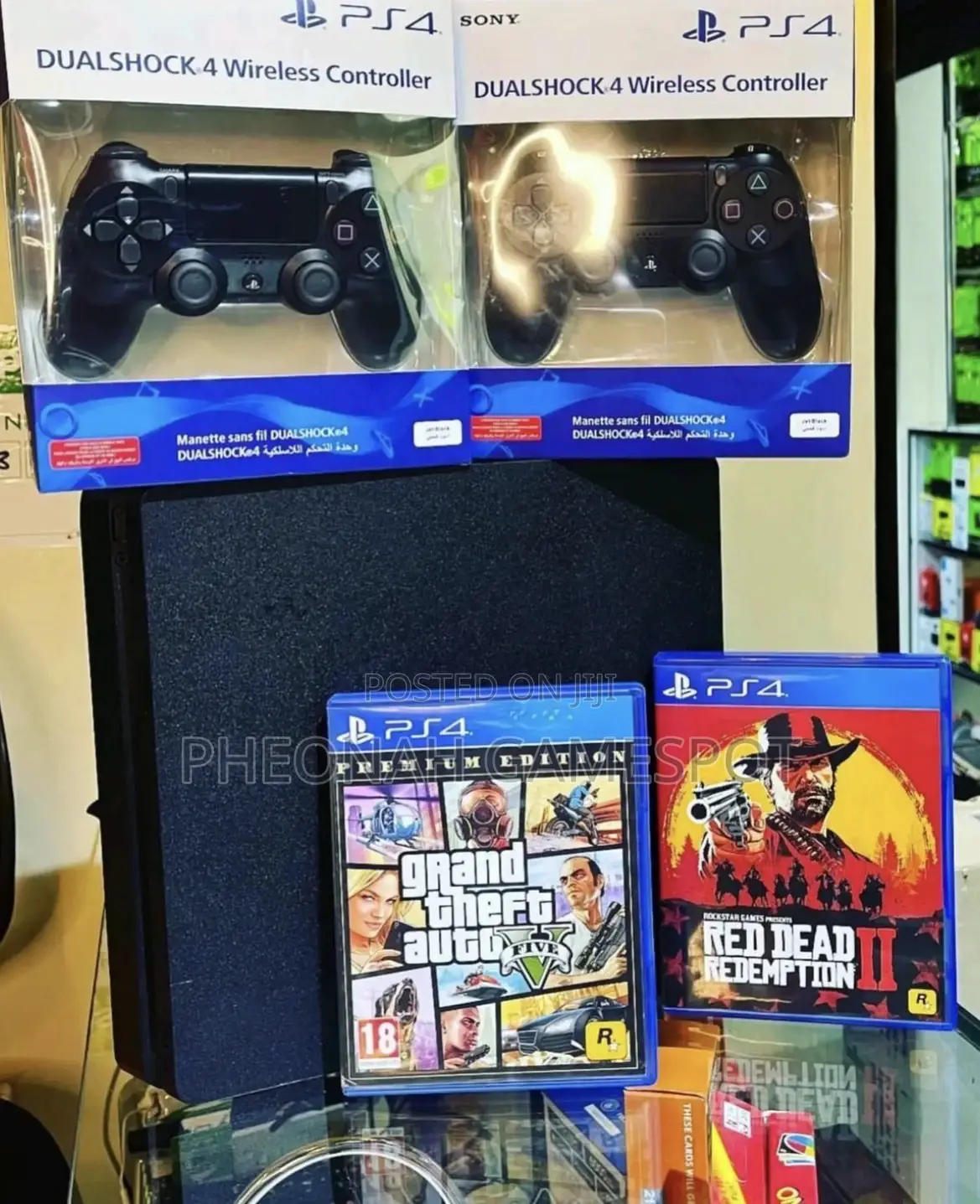 Playstation 4, 2 Pads, 10 Games Installed, Fast and Stable Setup.