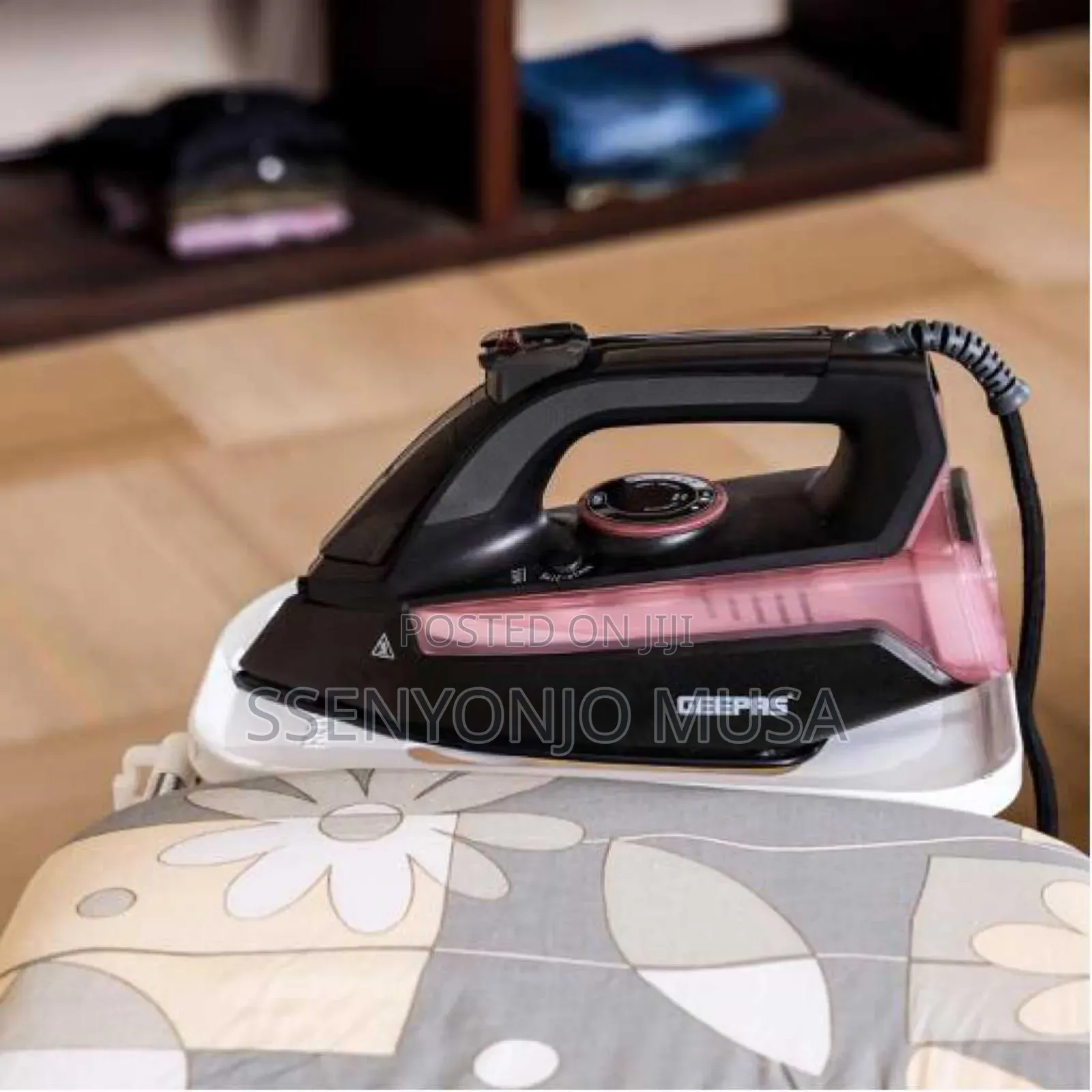 Geepas Gs17791 Ceramic Steam Iron – 2000–2400w, Spray, Steam Burst