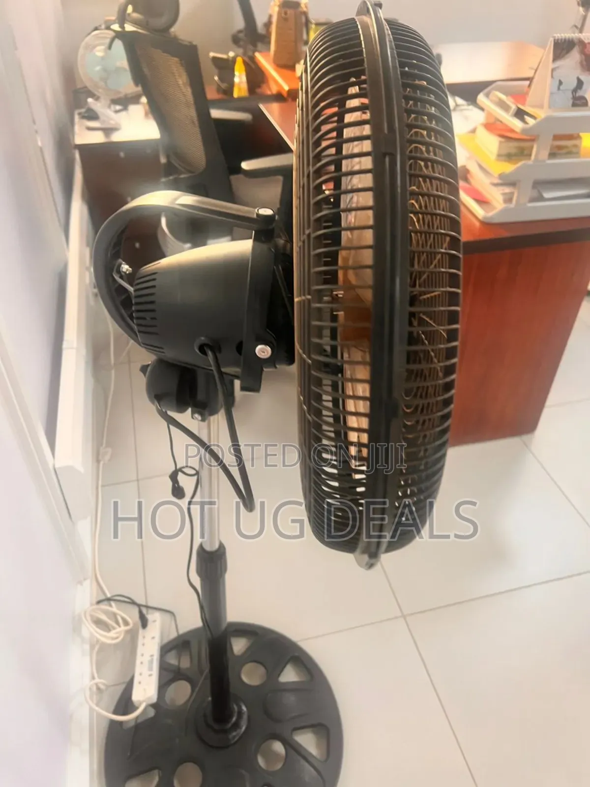 Spj 16inch Electric Stand Fan - Black