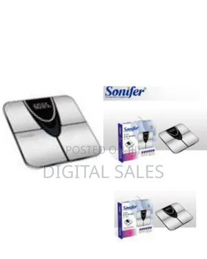 Sonifer Smart Led Display Balance Fat Body Water Muscle Mass Bmi