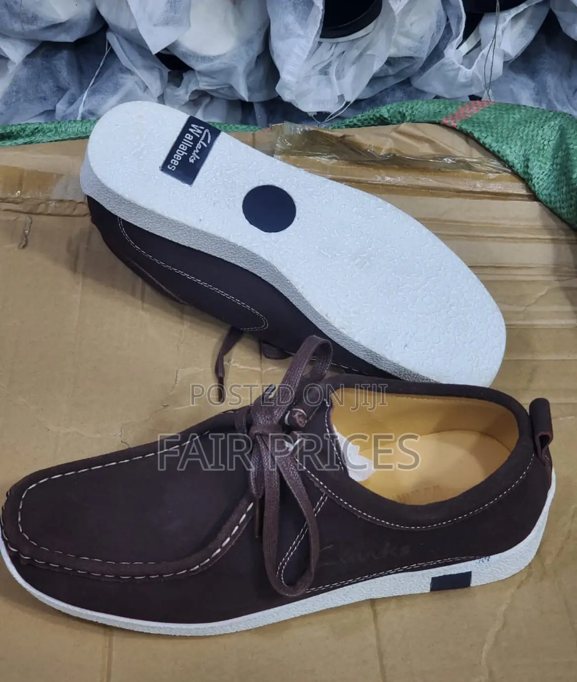Wallabees Clarks Suede Laced Loafers