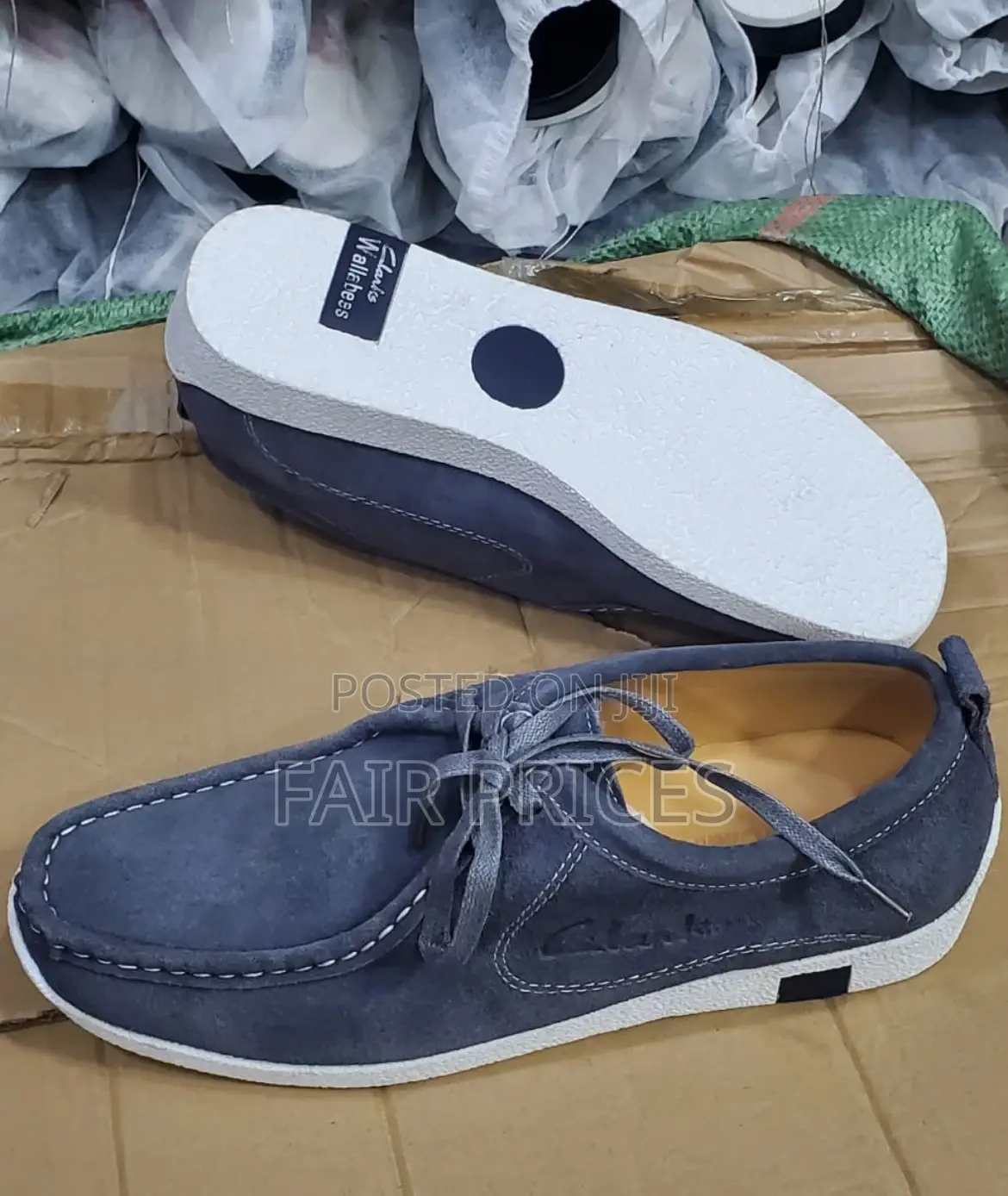 Wallabees Clarks Suede Laced Loafers