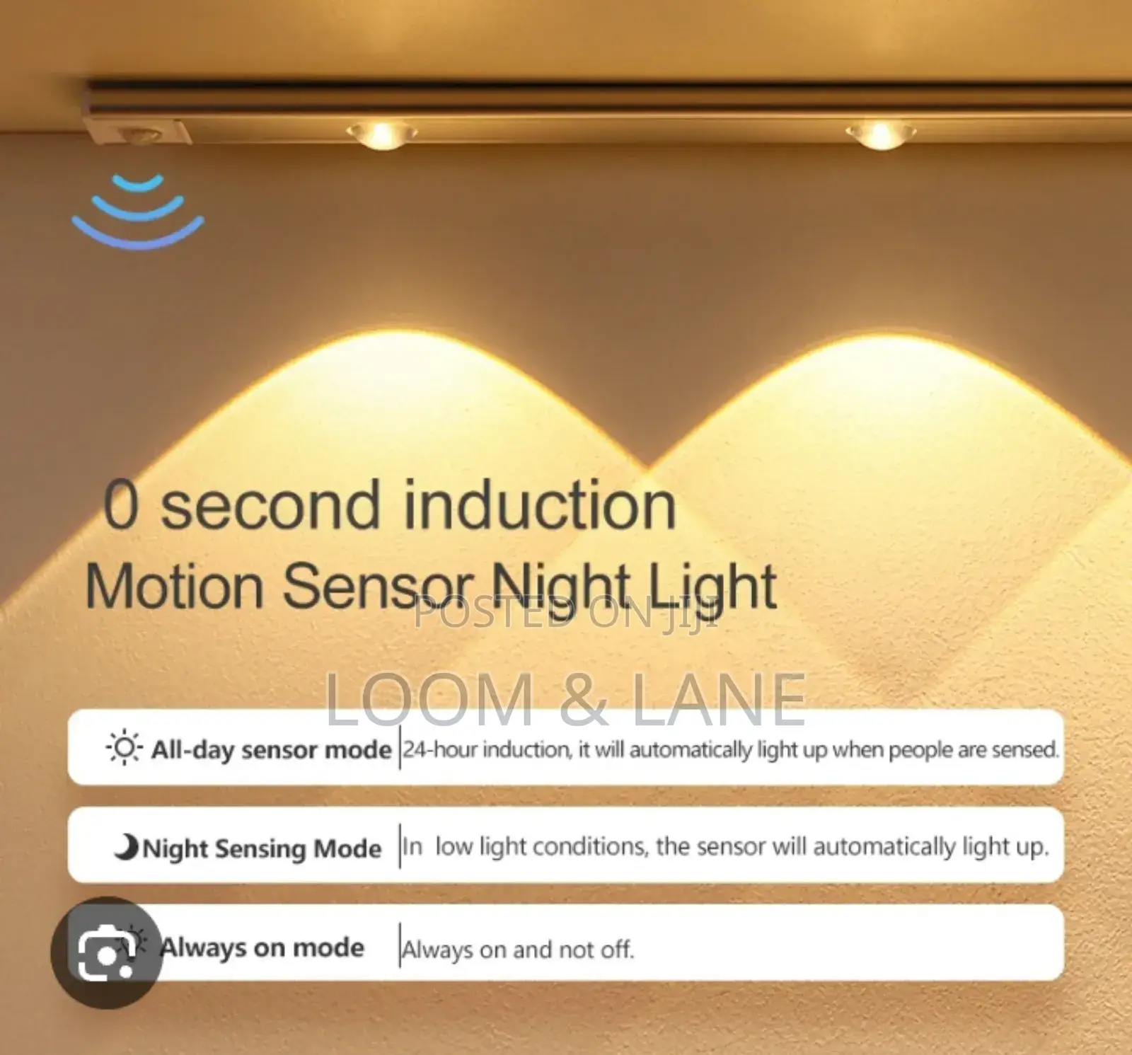 Multifunction Rechargeable Self Adhesive Motion Sensor Light