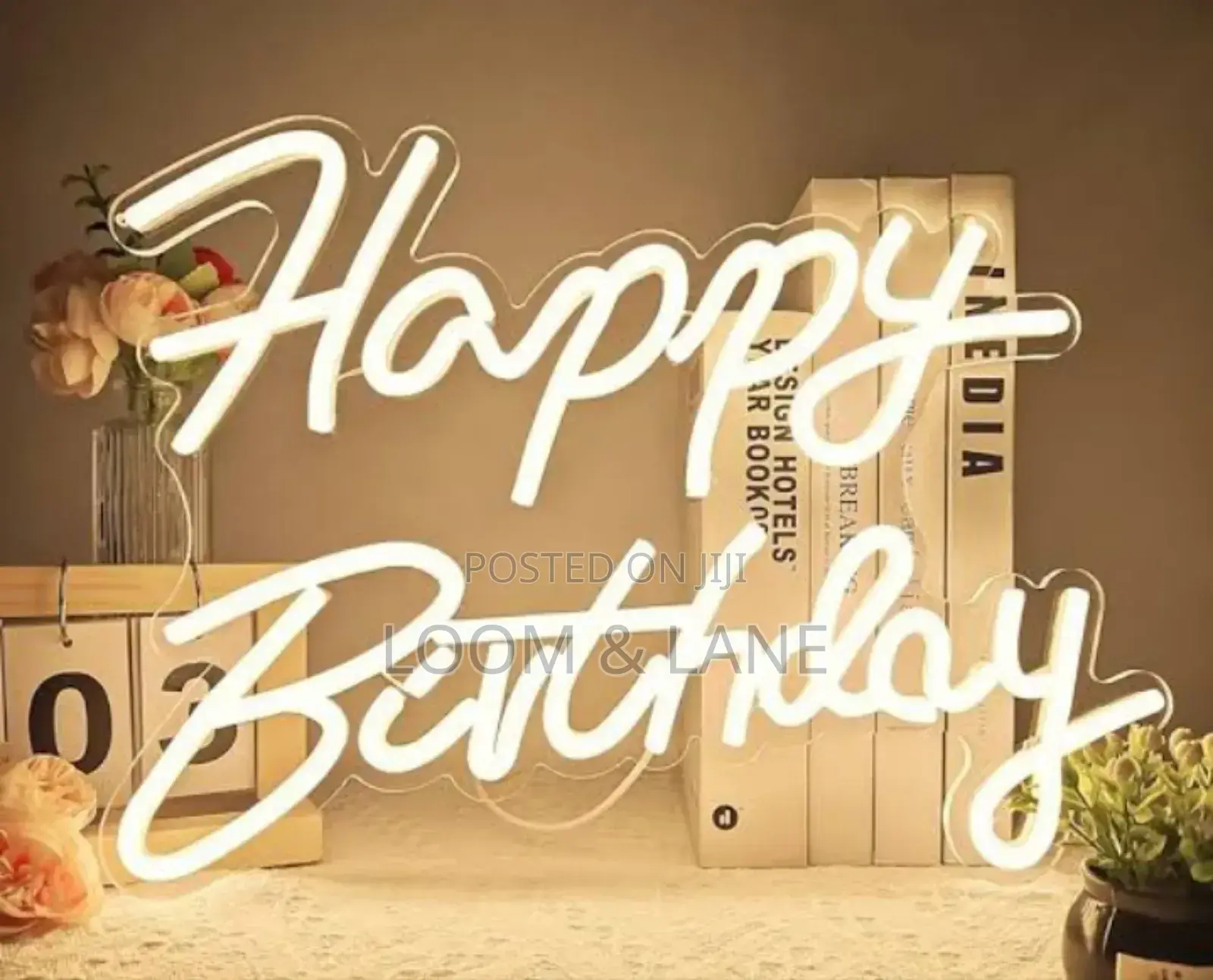 Happy Birthday Acrylic Led Party Neon Sign