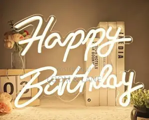 Happy Birthday Acrylic Led Party Neon Sign