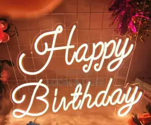 Happy Birthday Acrylic Led Party Neon Sign