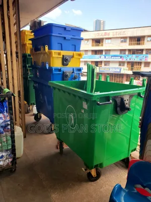 Hdpe 660litres Plastic Dust Bins Plastic Dust