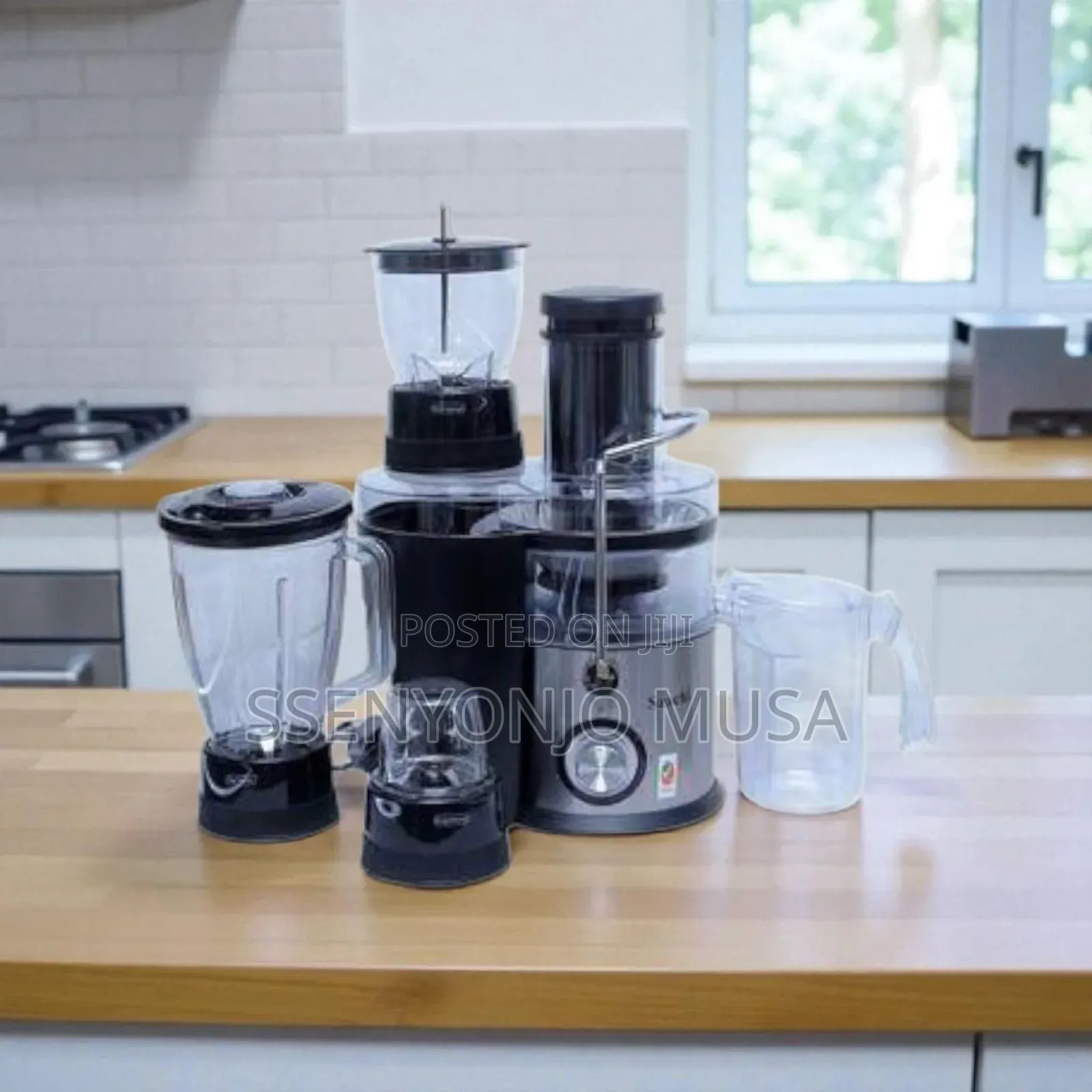 Saachi Juicer Blender 4-in-1 800w | Blend, Juice, Puree Grind