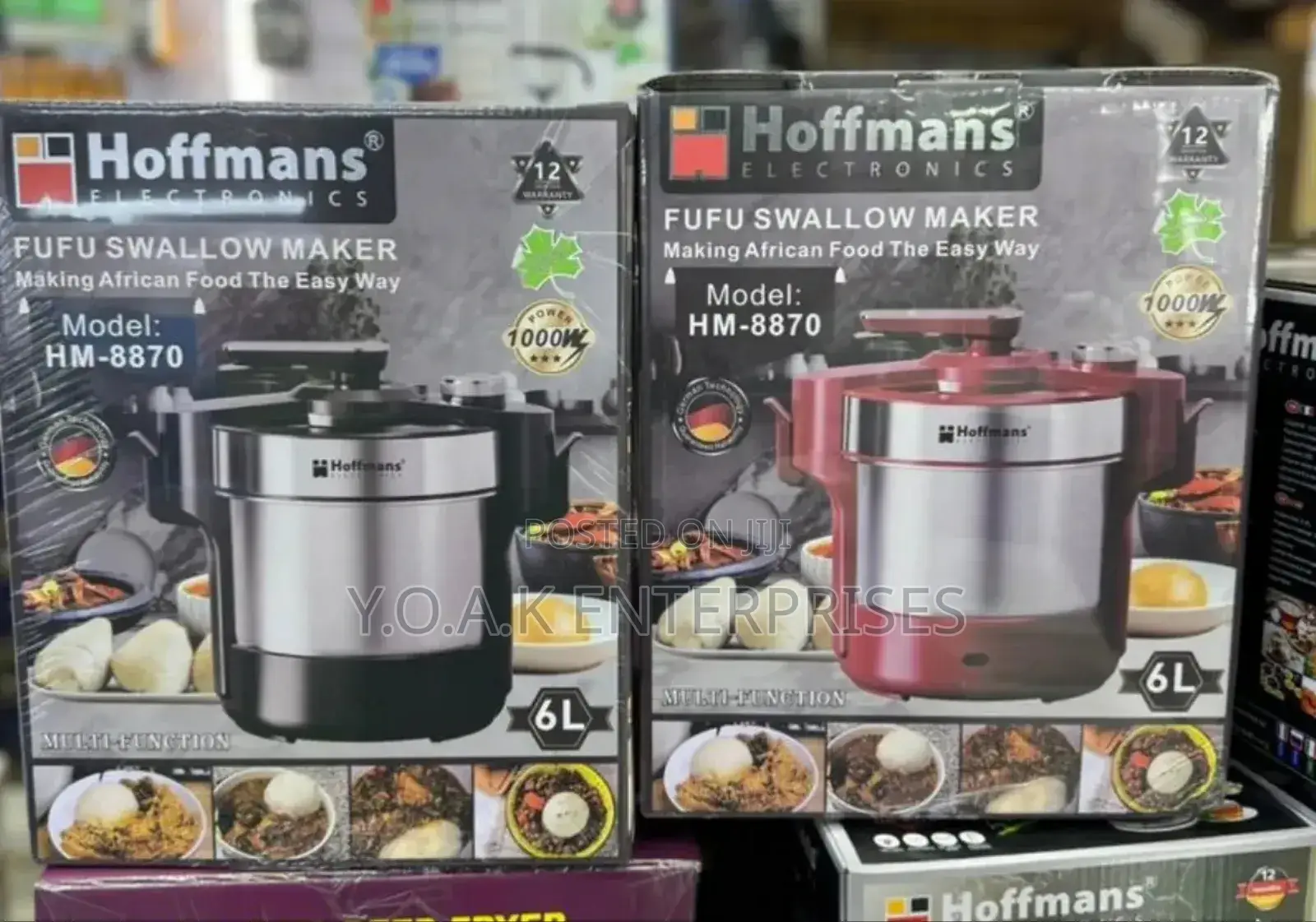 Hoffman Fufu Swallow Maker 6 Liters
