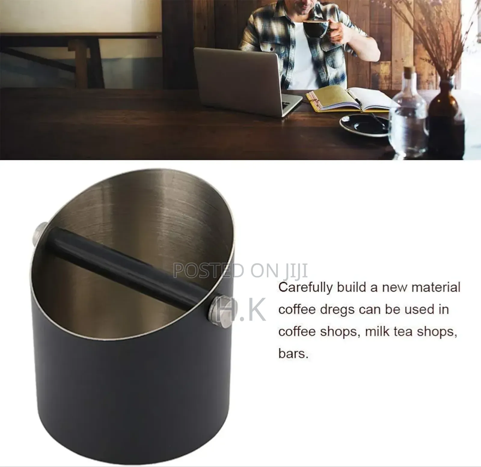 Stainless Steel Espresso Coffee Knock Box