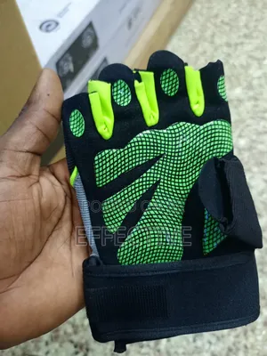 Weightlifting Glove With Palm Padding and a Wrist Wrap.