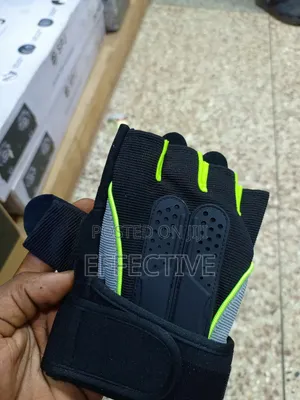 Weightlifting Glove With Palm Padding and a Wrist Wrap.