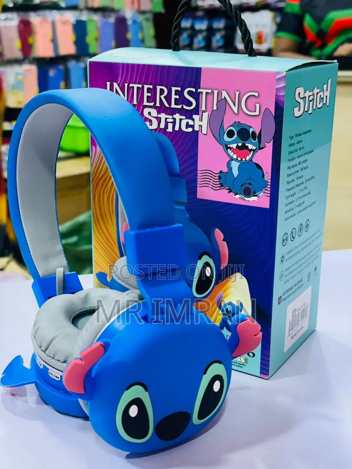 Interesting Stitch" Ah-806 Wireless Bluetooth Headphones.