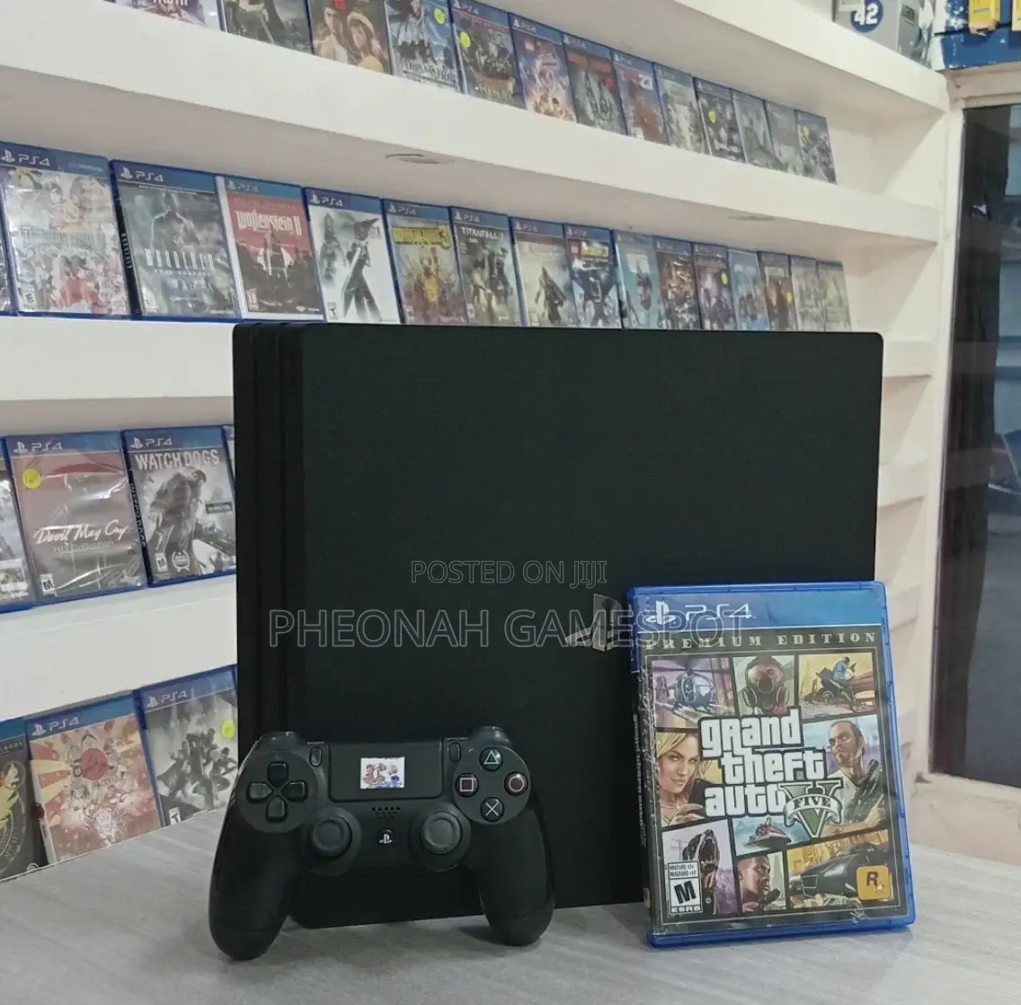Ps4 Pro Bundle With 2 Controllers and 10 Games, Clean Plug-and-Play.